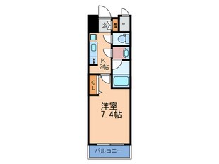 Mid Court Umekitaの物件間取画像